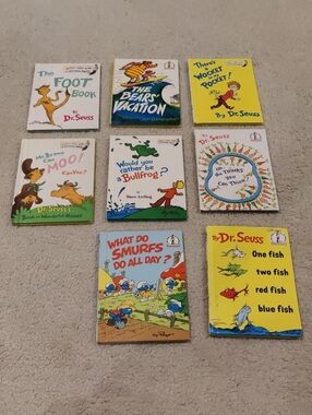 Lot Of 8 Assorted Vintage Children's Beginner HardcoverBooks Limitededition Y2K